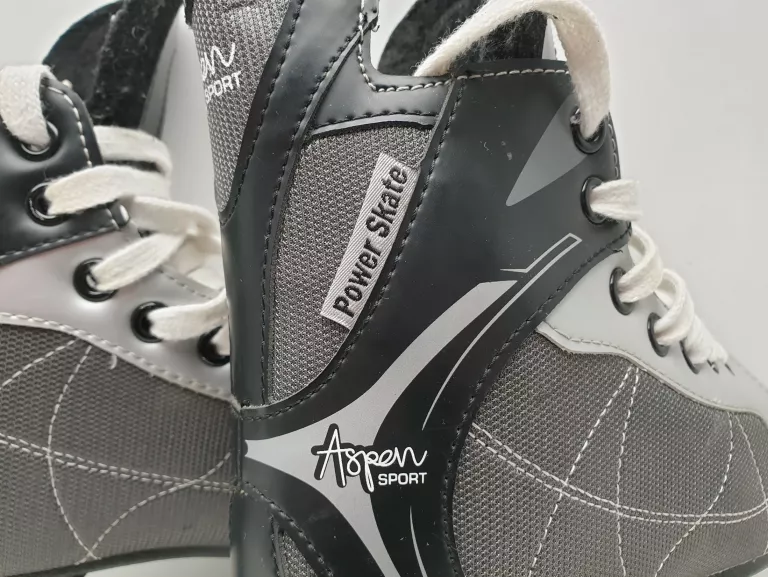 ŁYŻWY HOKEJOWE DZIECIĘCE CZARNE ASPEN SPORT R.35