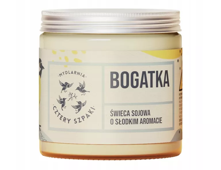 BOGATKA - KORZENNA ŚWIECA SOJOWA | 120ML | 4SZPAKI