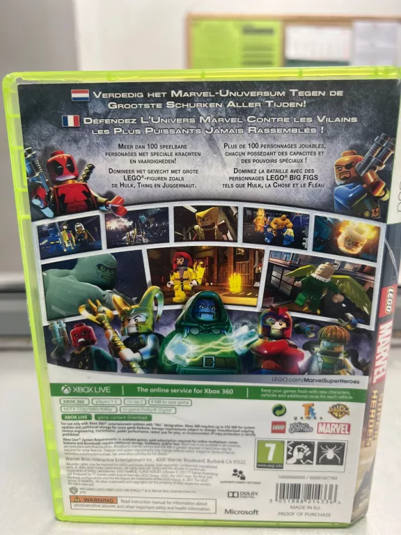 LEGO MARVEL SUPER HEROES XBOX 360