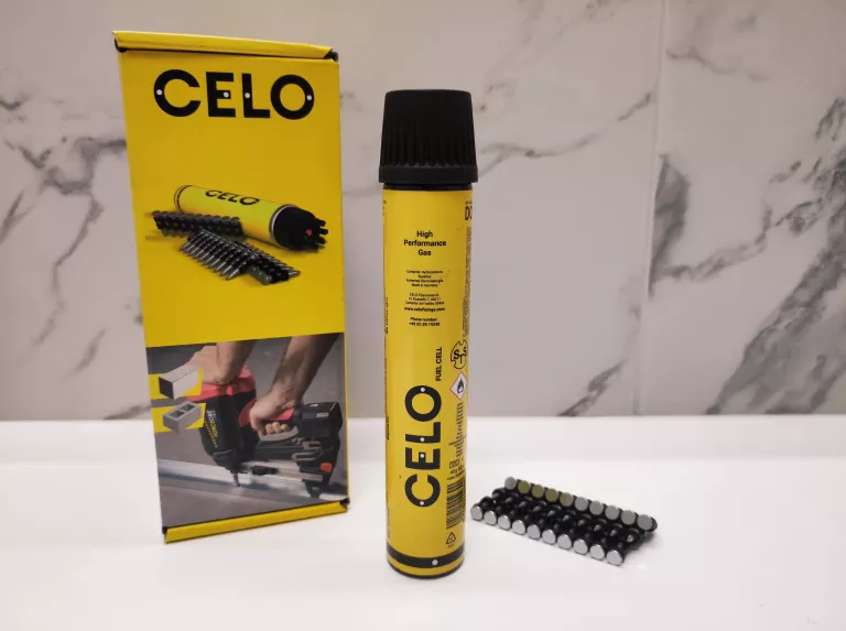 GWOŹDZIE DO BETONU CELO 3X17MM 800 SZT. + GAZ