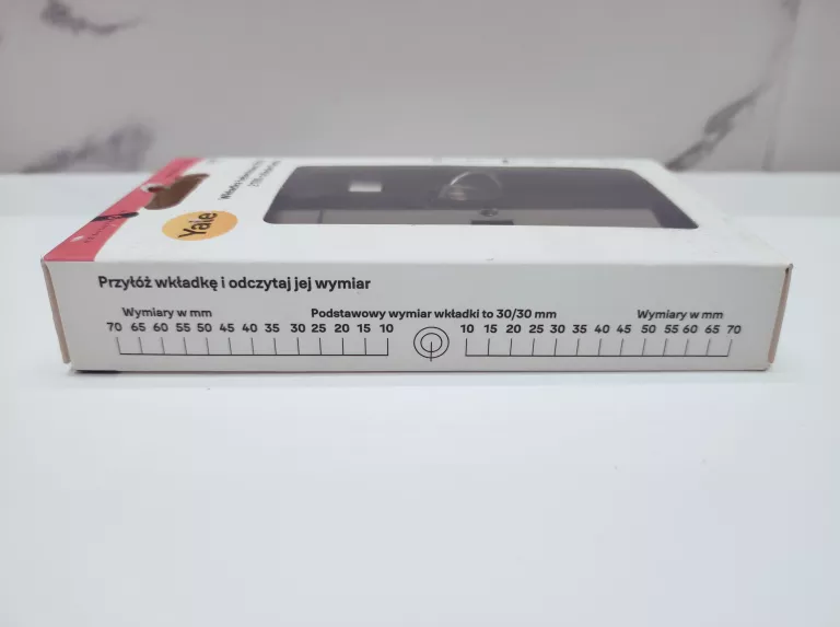 WKŁADKA Z GAŁKĄ ASSA ABLOY YALE 2100 40G/55, NIKIEL, ATEST, KLASA 6D