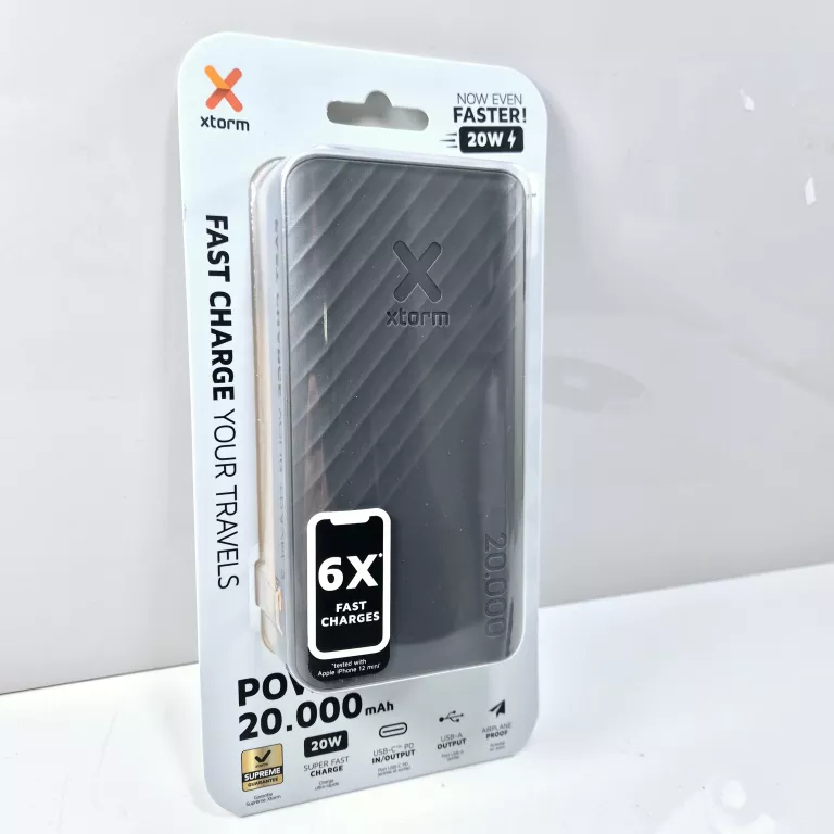 POWERBANK XTORM 20000MAH CIEMNY SZARY