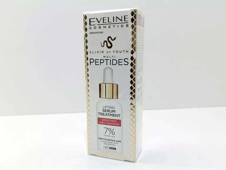 EVELINE MULTI PEPTYDY SERUM LIFTINGUJĄCE WYGŁADZA I NAPINA, 18ML
