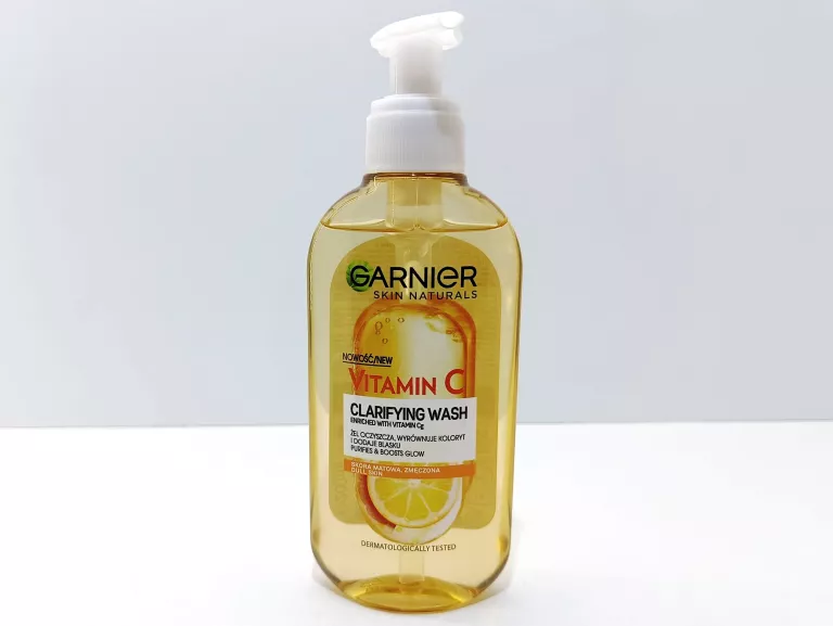 GARNIER NATURALS VIT. C ŻEL OCZYSZCZAJĄCY BLASK I NAWILŻENIE 200ML