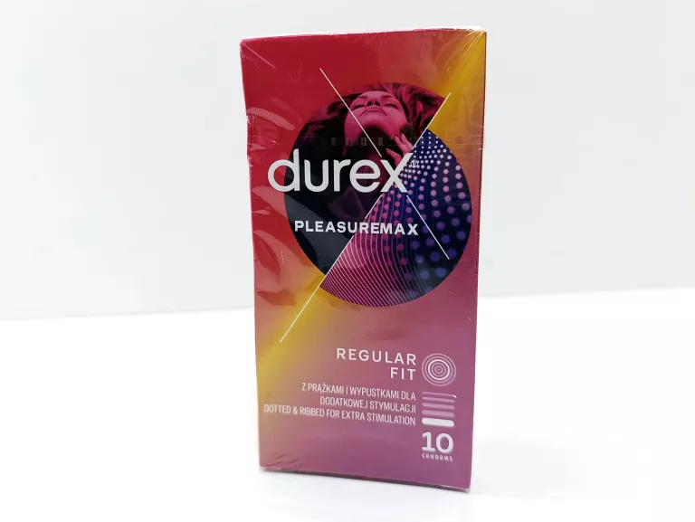 PREZERWATYWY DUREX PLEASUREMAX 10 Z PRĄŻKAMI WYPUSTKAMI