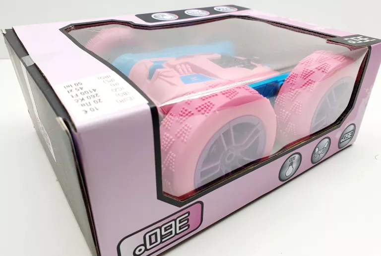 AUTKO KASKADERSKIE 360 RC RÓŻOWE