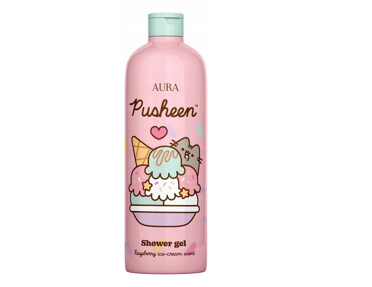 AURA PUSHEEN SHOWER GEL RASPBERRY ICE-CREAM 500ML | Szampony i żele ...