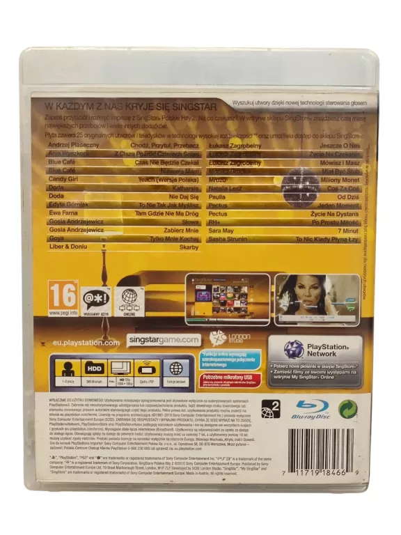 GRA NA PS3 SINGSTAR POLSKIE HITY 2