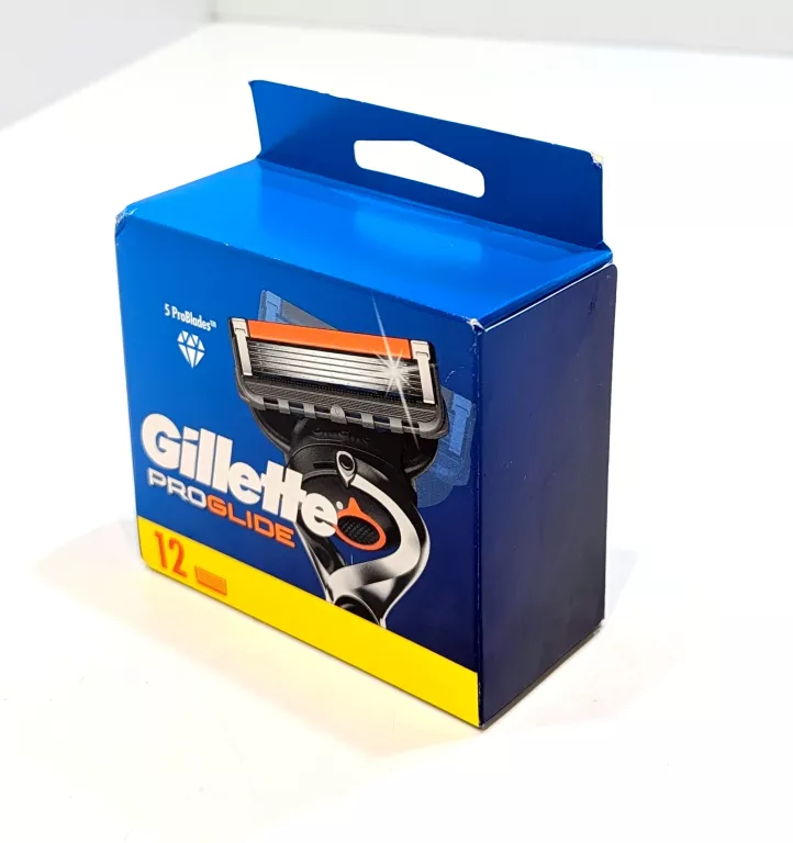 GILLETTE FUSION5 PROGLIDE OSTRZA WYMIENNE DO MASZYNKI, 12 SZTUK