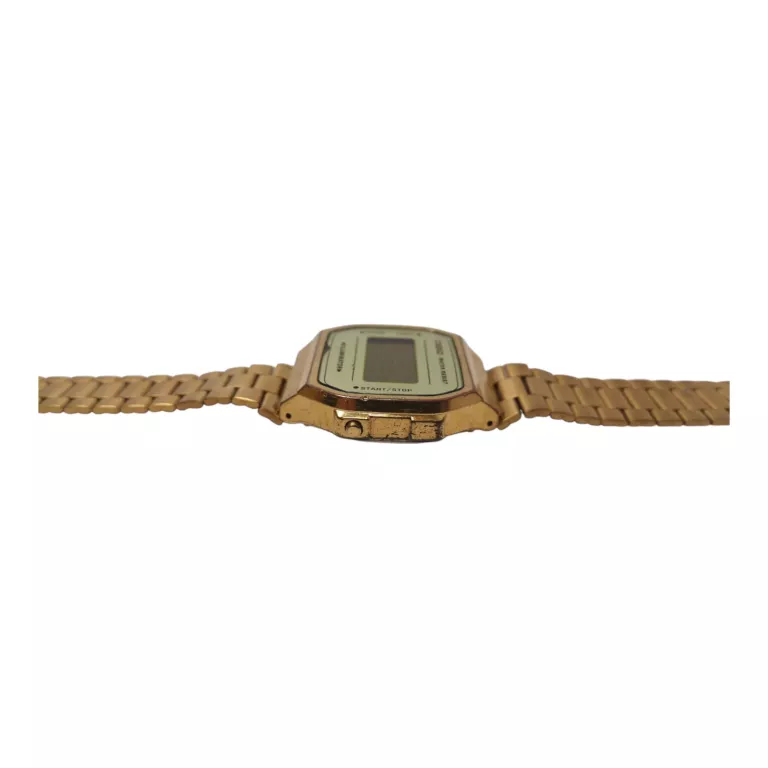ZŁOTY SPORTOWY ZEGAREK CASIO VINTAGE DIGITAL A168WE
