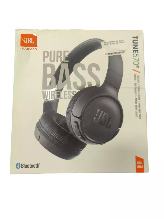 SŁUCHAWKI BEZPRZEWODOWE NAUSZNE JBL TUNE 570BT *IGŁA*