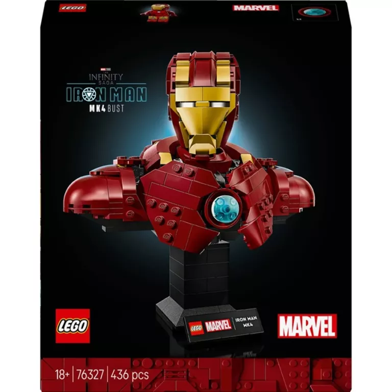 LEGO SUPER HEROES 76327 MARVEL 76327 IRON MAN MK4 POPIERSIE USZKO.KARTON