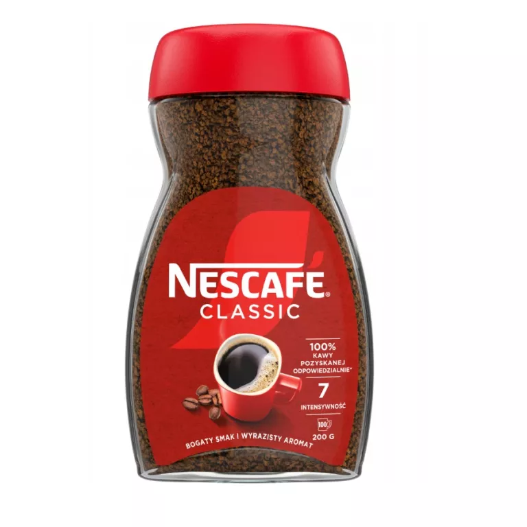 KAWA ROZPUSZCZALNA NESCAFE CLASSIC 200 G