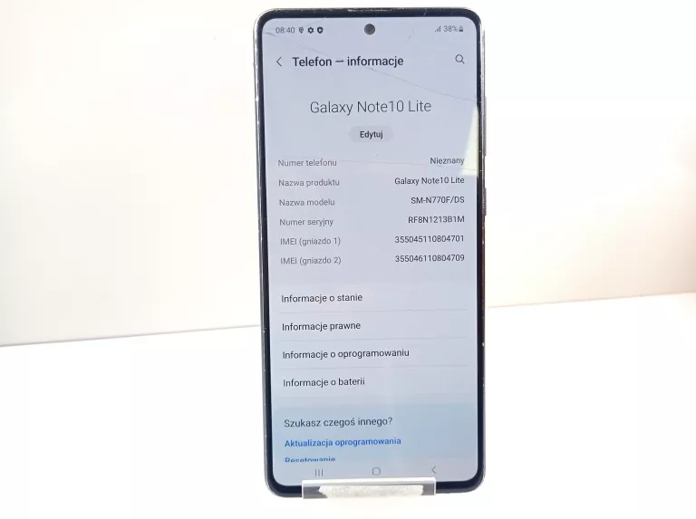 TELEFON GALAXY NOTE 10 LITE 6GB / 128GB