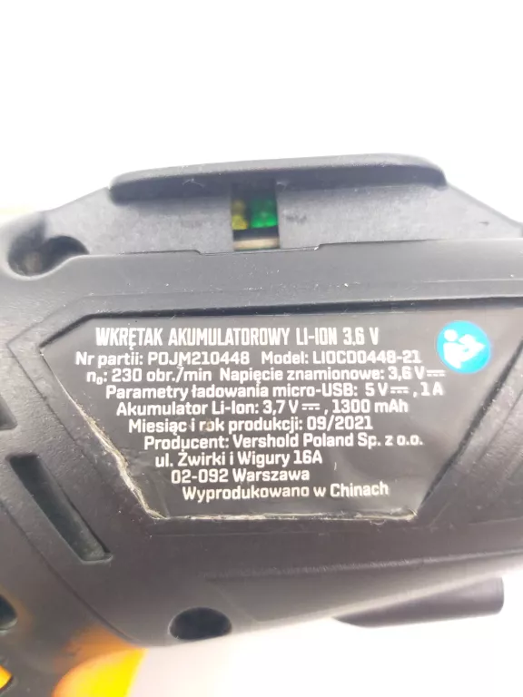 WKRETARKA NITEO LIONN 3,6V L  POJM210448