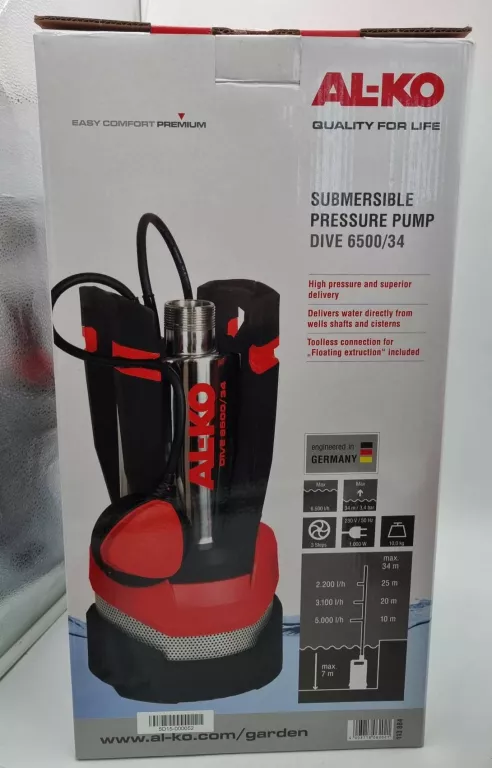 POMPA ZANURZENIOWA DIVE 6500/34 PREMIUM