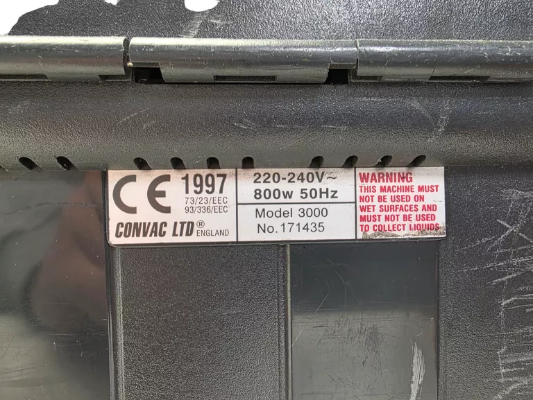 ODKURZACZ SERWISOWY CONVAC 3000 PQ