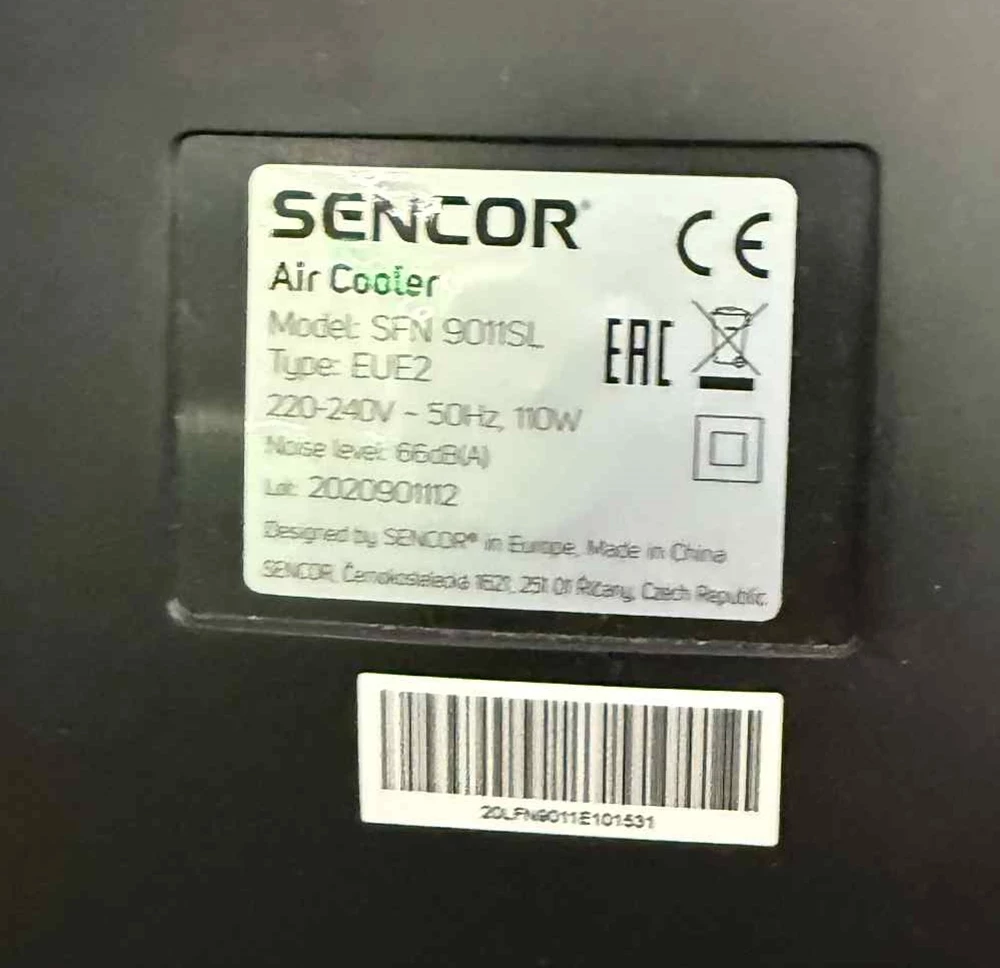 klimator-sencor-sfn-9011sl-model-sfn-9011sl