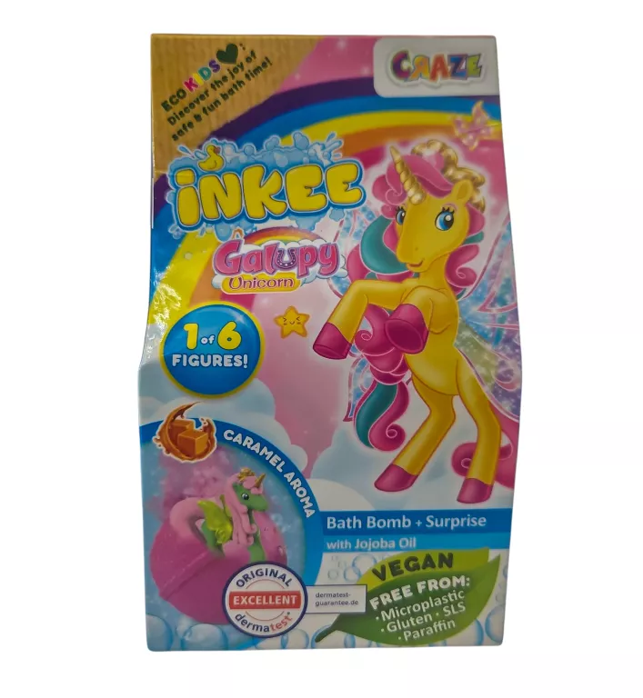CRAZE KULA DO KĄPIELI Z NIESPODZIANKĄ INKEE GALUPY UNICORN