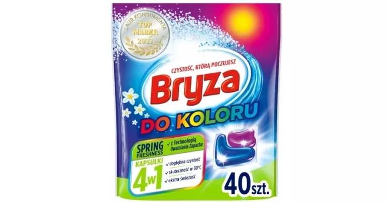 BRYZA KOLOR SPRING FRESHNESS 4W1 KAPSUŁKI DO PRANIA 40 SZT.