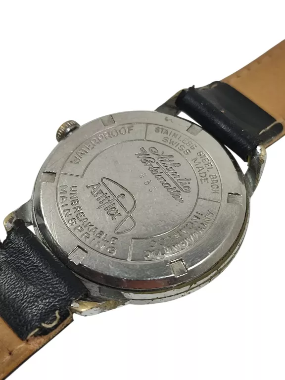 ZEGAREK MĘSKI MECHANICZNY - ATLANTIC WORLDMASTER ARTIFLEX 685 17 JEWELS