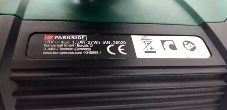 POLERKA SAMOCHODOWA PARKSIDE KH8888 AKUMULATOROWA 1,5 AH STAN BDB
