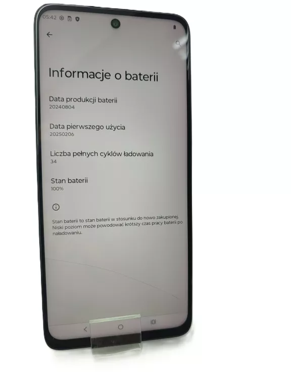 TELEFON MOTOROLA MOTO G35 /USZKODZONY