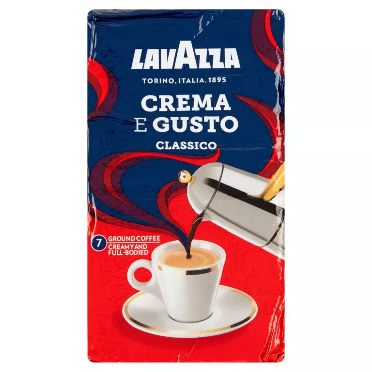 LAVAZZA KAWA MIELONA CREMA E GUSTO CLASSICO 250 G ORYGINALNA