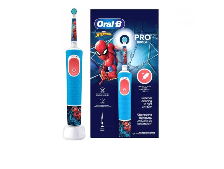 ELEKTRYCZNA SZCZOTECZKA DO ZĘBÓW ORAL-B PRO KIDS 3+ SPIDER-MAN