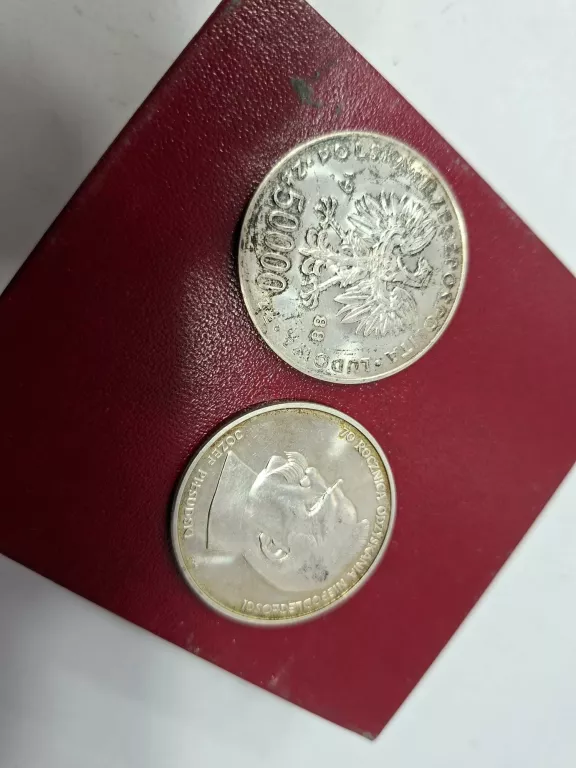 MONETA 70 ROCZNICA ODZYSKANIA... 5TYŚ 1988 KOMP 2SZT
