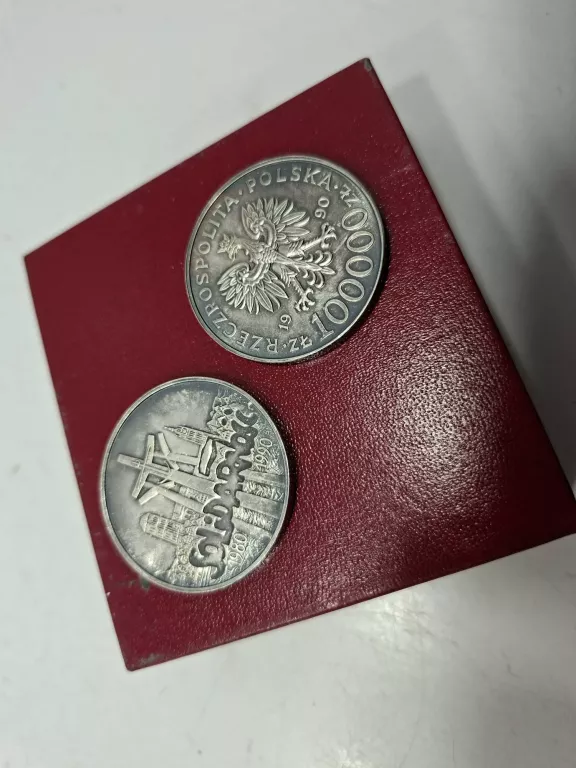 MONETA SOLIDARNOŚĆ 1990 KOMP 2 SZT