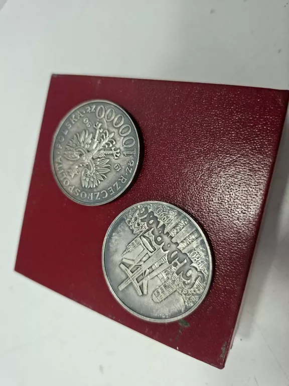 MONETA SOLIDARNOŚĆ 1990 KOMP 2 SZT