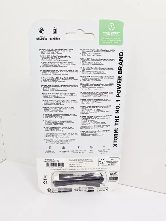 POWERBANK XTORM 20000MAH 20W