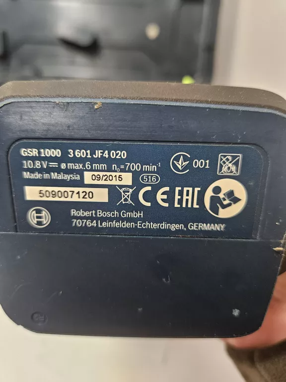 BOSCH SOLIDNA WIERTARKO WKRĘTARKA GSR 1000 10,8V-LI