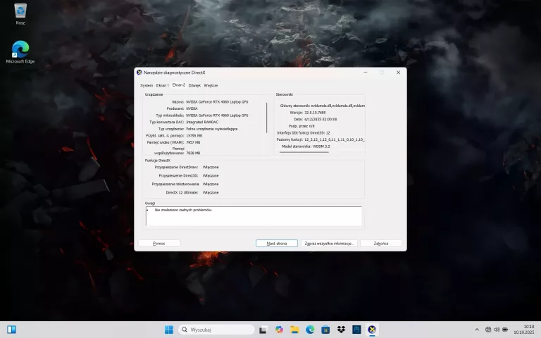LAPTOP ACER NITRO V 16 ANV16-41 16.0" R5-8645HS 16GB 1TB SSD RTX4060 GW!