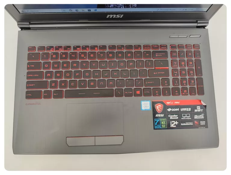LAPTOP MSI GV62 7RC I5 8GB 512GB SSD