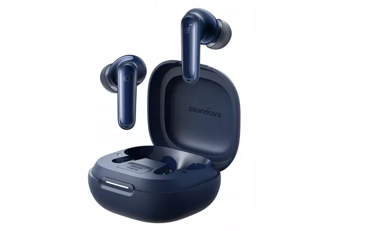 SŁUCHAWKI BEZPRZEWODOWE SOUNDCORE P40I ANC HEARID IPX5 NIEBIESKI