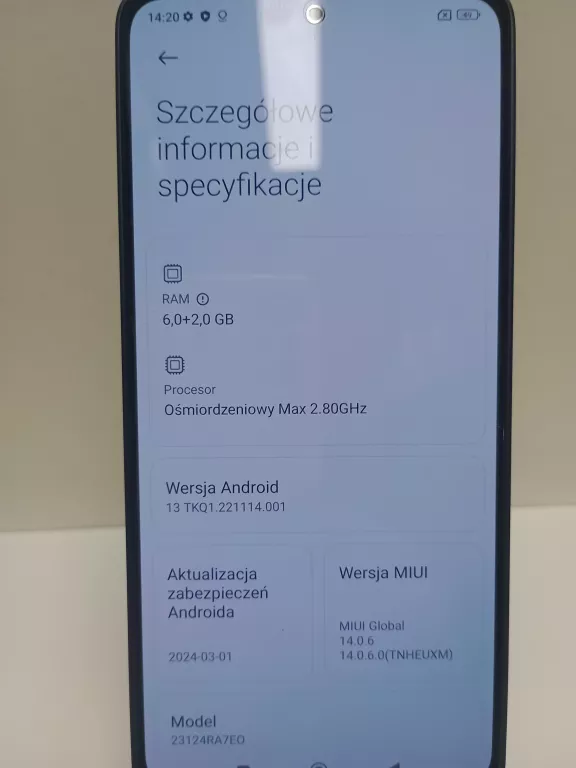 TELEFON REDMI NOTE 13 6/128GB