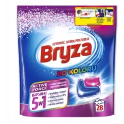 KAPSUŁKI DO PRANIA DO KOLORU BRYZA ACTIVE FORCE 28 SZTUK 5W1 560 G 28 PRAŃ