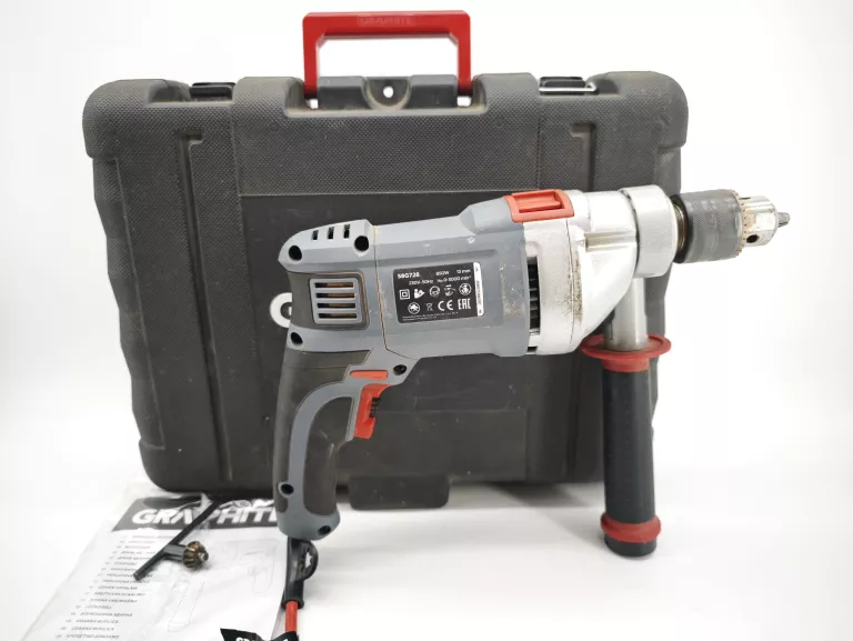 WIERTARKA UDAROWA GRAPHITE 58G728 850W + WALIZKA