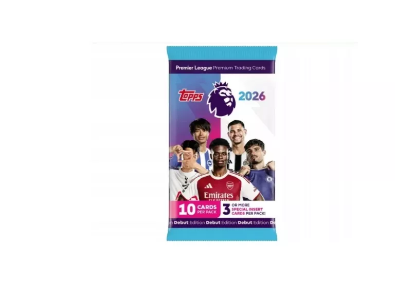 TOPPS PREMIER LEAGUE 2026 SASZETKA Z KARTAMI