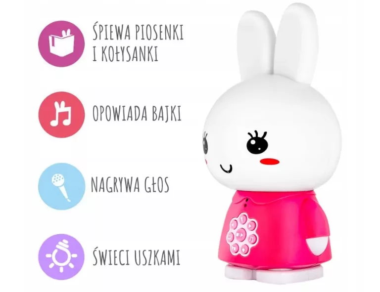 ZABAWKA INTERAKTYWNA ALILO HONEY BUNNY G6 RÓŻOWY