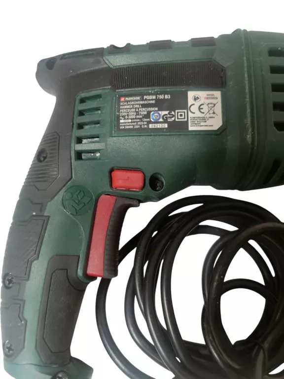 WIERTARKA UDAROWA Z WALIZKĄ PARKSIDE PSBM 750 B3 750W KABEL 3M