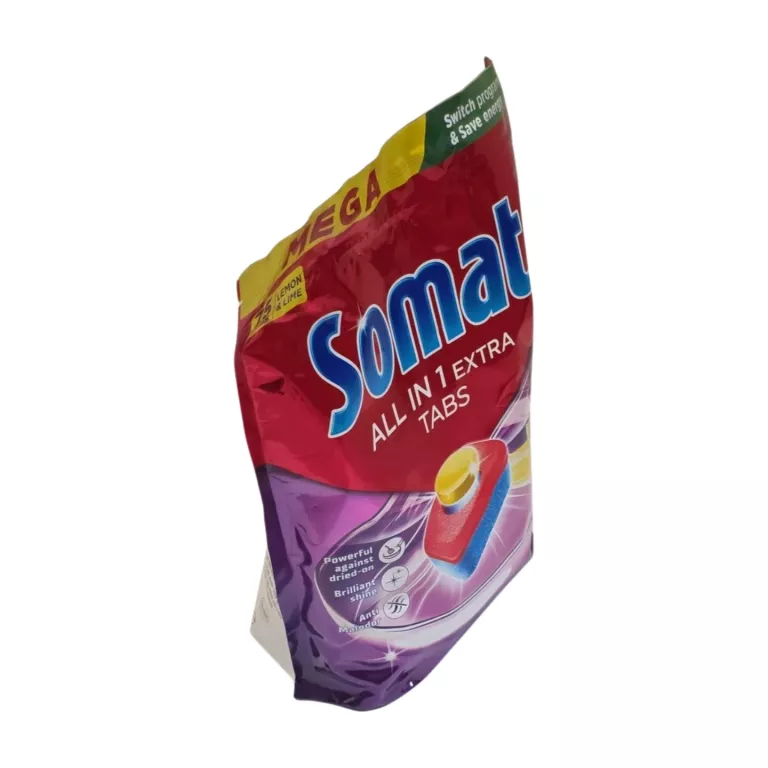 SOMAT ALL IN ONE EXTRA TABLETKI DO ZMYWAREK, 75 SZT