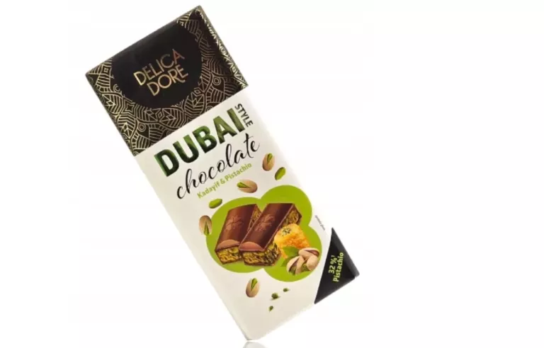 DELICA DORE DUBAI STYLE CZEKOLADA DUBAJSKA PISTACHIO & KADAYIF 140G