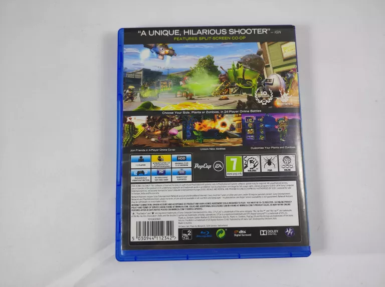 GRA PLANTS VS. ZOMBIES: GARDEN WARFARE PS4