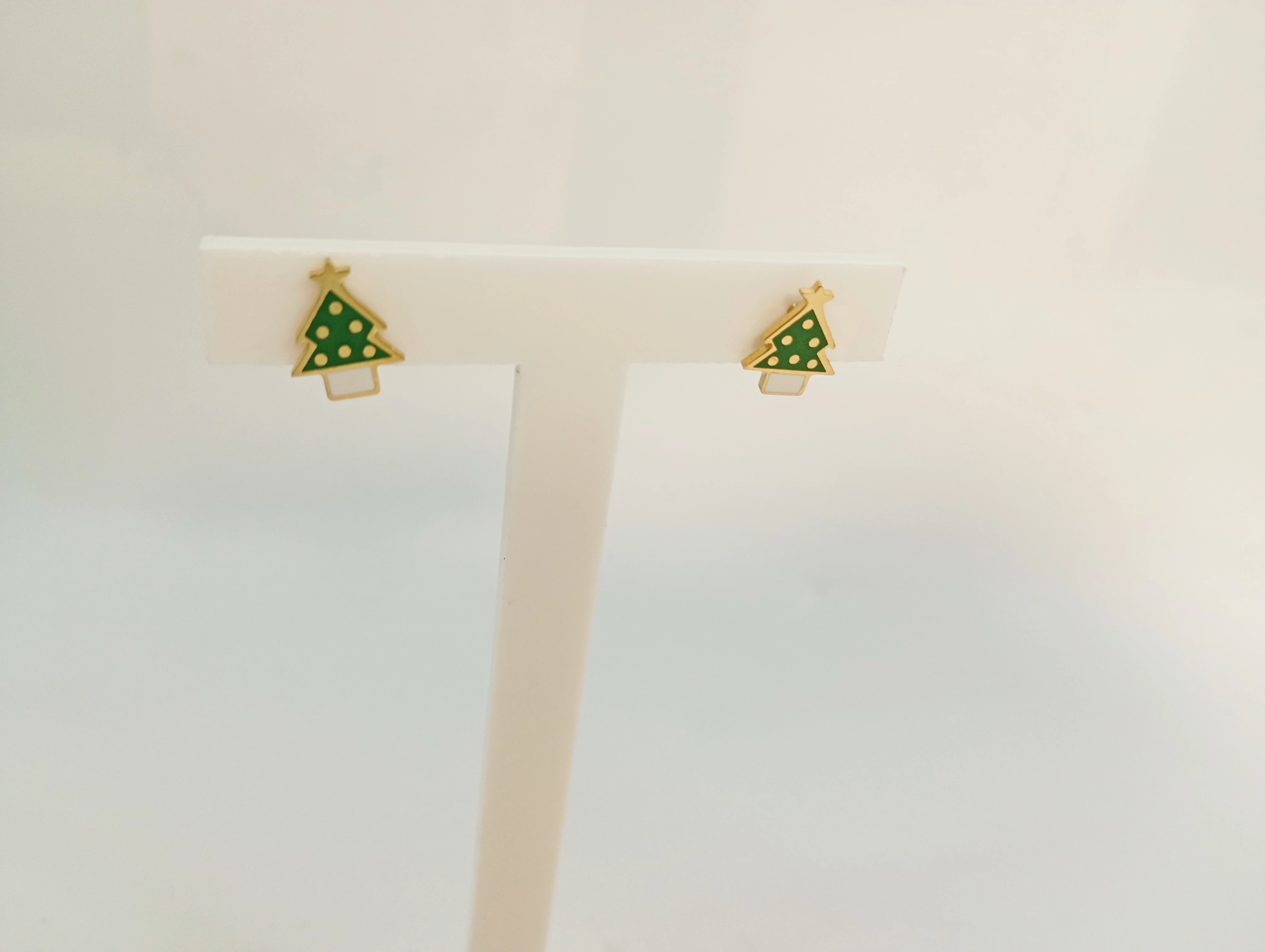 kolczyki-stalowe-sztyfty-zielone-choinki-stan-11323-2