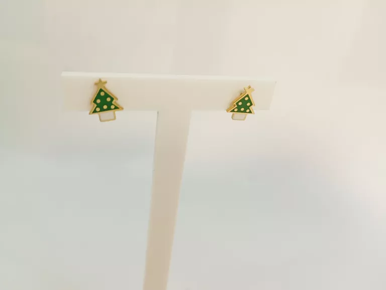 kolczyki-stalowe-sztyfty-zielone-choinki-stan-11323-2