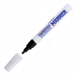 MARKER OLEJOWY CZARNY PISAK MAZAK DO NAGROBKÓW METALU SZKŁA 4MM MUNHWA