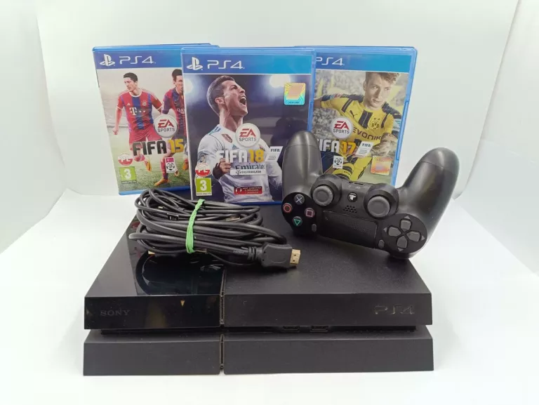 KONSOLA SONY PS4 500GB GRY PAD OKABLOWANIE